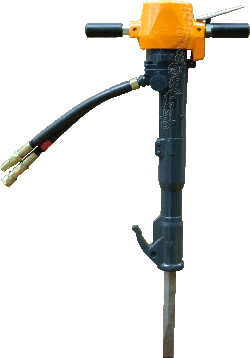 Młot hydrauliczny Belle BHB27 - ciężka kruszarka wyposażona w anty-wibracyjny uchwyt