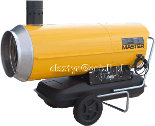Nagrzewnica olejowa z kominem Mater BV 110E, 170E, 290E Nagrzewnica Master BV 110E, 170E, 290E