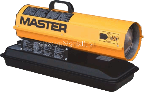 Nagrzewnice olejowe Master bez odprowadzania spalin B35 Master B35